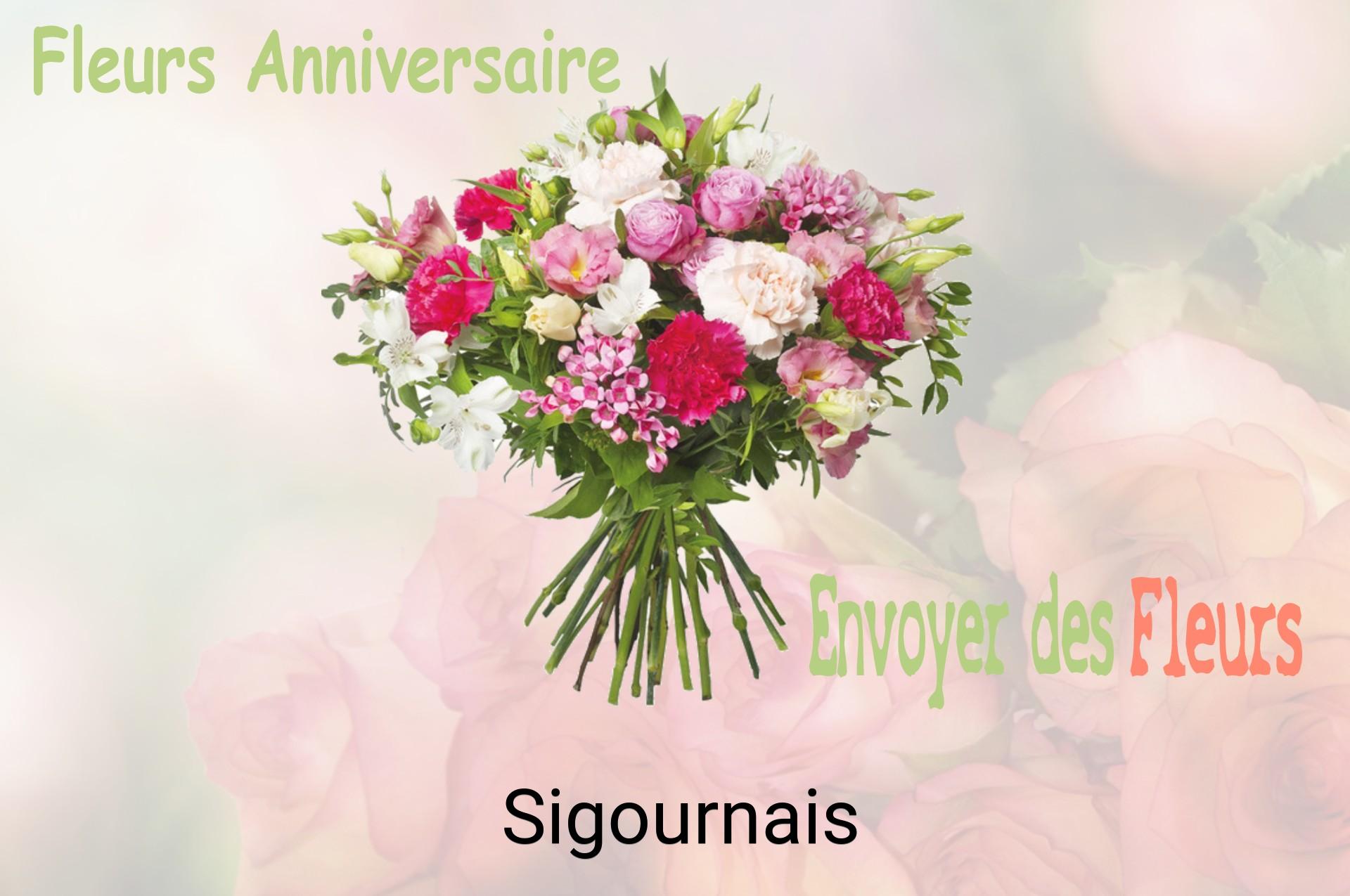 Bouquet de fleurs d’anniversaire livré à Sigournais